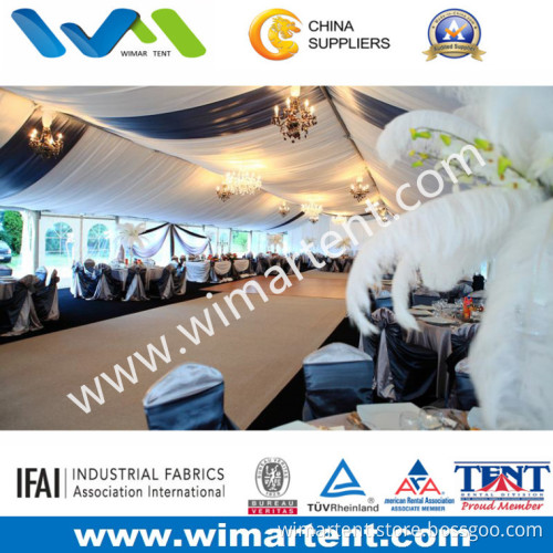 12m X 40m Catering Tent with Beautiful Decorated Lining for Restaurant